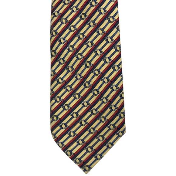 Hermès Printed Silk Twill Tie - Picture 1 of 3
